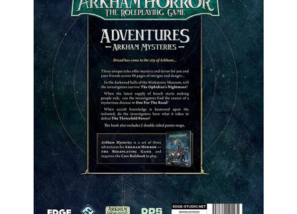 Gamers Guild AZ Edge Arkham Horror RPG: Arkham Mysteries Asmodee