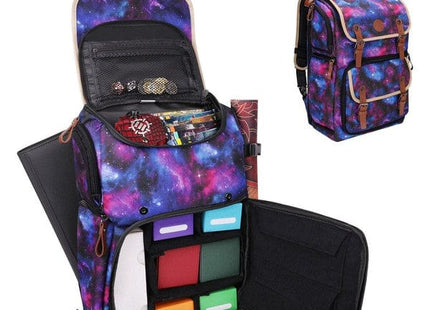 Gamers Guild AZ Enhance Gaming Enhance: Designer Edition Trading Card Storage Backpack - Galaxy ACD Distribution