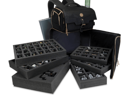 Gamers Guild AZ Enhance Gaming Enhance: Miniature Figure Backpack - Black AGD