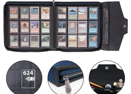 Gamers Guild AZ Enhance Gaming Enhance: Trading Card Album Collector's Edition - Blue (Pre-Order) ACD Distribution