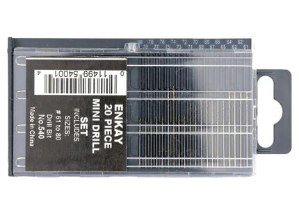 Gamers Guild AZ Enkay Enkay Tools: Mini Drill Bit Set 20pc (Pre-Order) ACD Distribution