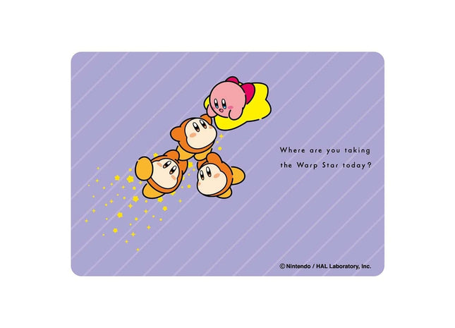 Gamers Guild AZ Ensky Ensky Card Sleeves: Kirby Play With Waddle Dee - Riding The Warp Star (Pre-Order) GTS