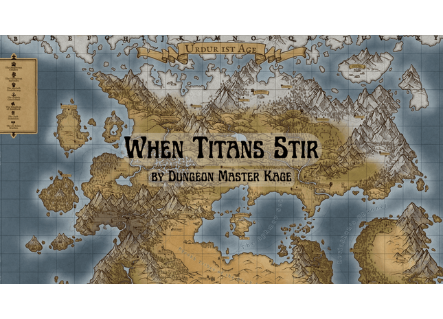 Gamers Guild AZ Event Tickets Kage's RPG Room - Game Zero - "When Titans Stir" - Sunday 4/19 10am Gamers Guild AZ
