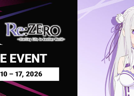 Gamers Guild AZ Event Tickets NPHX - 9/13 @ 12:30pm - Union Arena Re:ZERO -Starting Life in Another World- Release Event Gamers Guild AZ