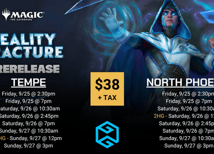 Gamers Guild AZ Event Tickets NPHX - 9/26 @ 7pm - MTG Reality Fracture Prerelease Gamers Guild AZ