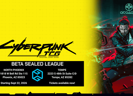 Gamers Guild AZ Event Tickets NPHX - Cyberpunk TCG Beta Sealed League Gamers Guild AZ