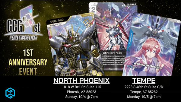 Tempe - 10/5 @ 7pm - GUNDAM CARD GAME 1st Anniversary Event