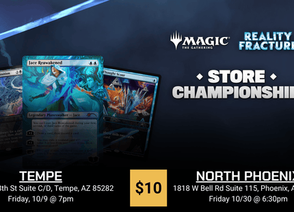 Gamers Guild AZ Event Tickets Tempe - 10/9 @ 7pm - MTG Reality Fracture Store Championship Gamers Guild AZ