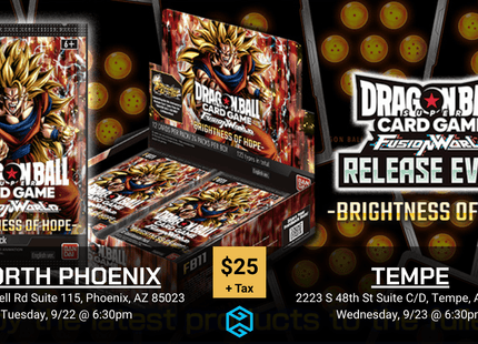 Gamers Guild AZ Event Tickets Tempe - 9/23 @ 6:30pm - Dragon Ball Super Fusion World FB11 Release Event Gamers Guild AZ