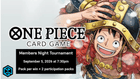 Gamers Guild AZ Event Tickets Tempe - 9/5 @ 7:30pm - Member's Night: Member's Night: One Piece 4th Anniversary Pack Per Win Tournament Gamers Guild AZ