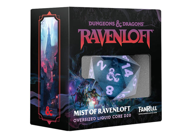 Gamers Guild AZ Fanroll D&D: Mists of Ravenloft D20 - Single Oversized Liquid Core (Pre-Order) ACD Distribution