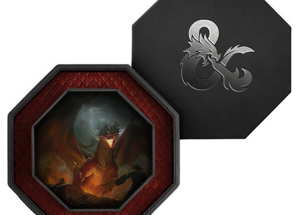 Gamers Guild AZ Fanroll D&D: Octagonal Dice Tray - Ancient Red Dragon (Pre-Order) ACD Distribution