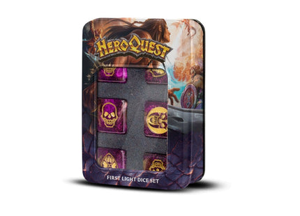 Gamers Guild AZ Fanroll FanRoll: 6CT HeroQuest - First Light D6 Dice Set Southern Hobby