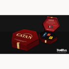 Gamers Guild AZ Fanroll Fanroll: Catan Premium Robber and Metal Dice Set: Cat's Eye Aquamarine (Pre-Order) GTS