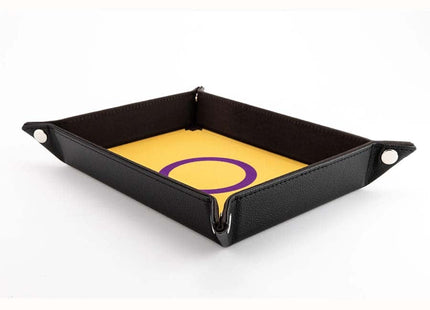 Gamers Guild AZ Fanroll FanRoll: Pride Fold Up Velvet Dice Tray - Intersex (Pre-Order) GTS