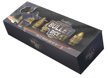 Gamers Guild AZ Fanroll Fanroll: Resin Bullet Dice - Gunslinger 7-Dice Set (Pre-Order) ACD Distribution