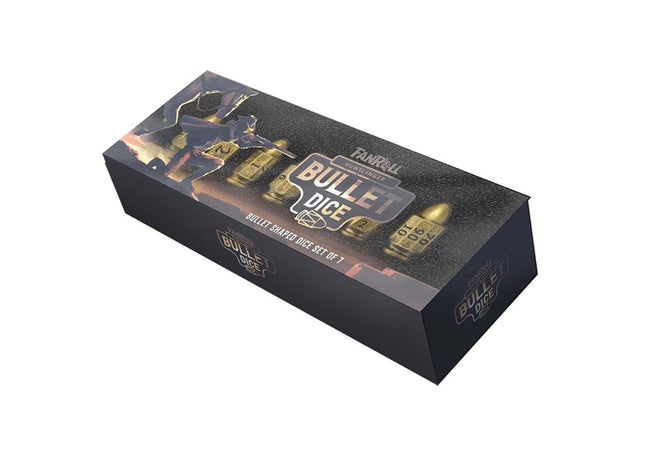 Gamers Guild AZ Fanroll Fanroll: Resin Bullet Dice - Gunslinger 7-Dice Set (Pre-Order) ACD Distribution