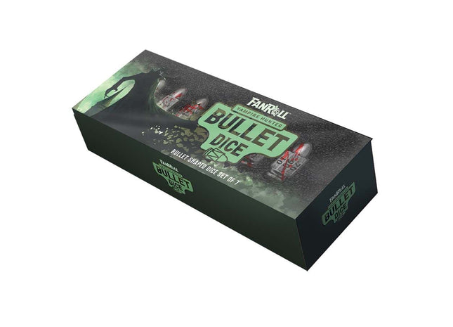 Gamers Guild AZ Fanroll Fanroll: Resin Bullet Dice - Vampire Hunter 7-Dice Set (Pre-Order) ACD Distribution