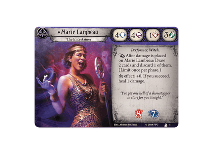 Gamers Guild AZ Fantasy Flight Games Arkham Horror: The Card Game - Marie Lambeau Investigator Deck (Pre-Order) Asmodee