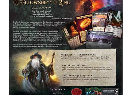 Gamers Guild AZ Fantasy Flight Games The Lord of the Rings: The Card Game - The Fellowship of the Ring Saga Expansion Asmodee