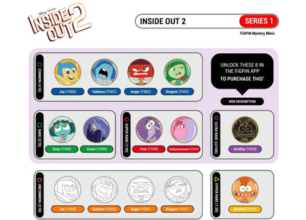 Gamers Guild AZ Figpin Figpin Mini Mystery: PIXAR - Inside Out 2 Southern Hobby