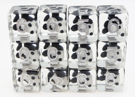 Gamers Guild AZ Foam Brain Games 12 piece D6s - Dice Boat Willie Mickey Foam Brain Games
