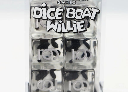 Gamers Guild AZ Foam Brain Games 12 piece D6s - Dice Boat Willie Mickey Foam Brain Games
