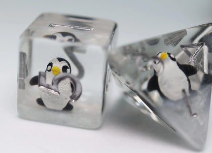 Gamers Guild AZ Foam Brain Games Baby Penguin RPG Dice Set (Pre-Order) Foam Brain Games