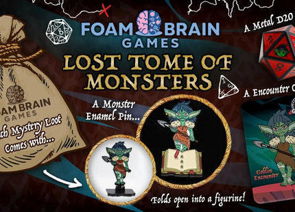 Gamers Guild AZ Foam Brain Games Mystery Loot: Lost Tome of Monsters Foam Brain Games