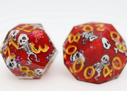 Gamers Guild AZ Foam Brain Games Some Body to Love: Sharp Edge Decal RPG Dice Set Foam Brain Games