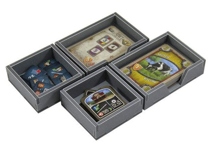 Gamers Guild AZ Folded Space Folded Space: Board Game Insert for Great Western Trail and Rails to the North Expansion ACD Distribution