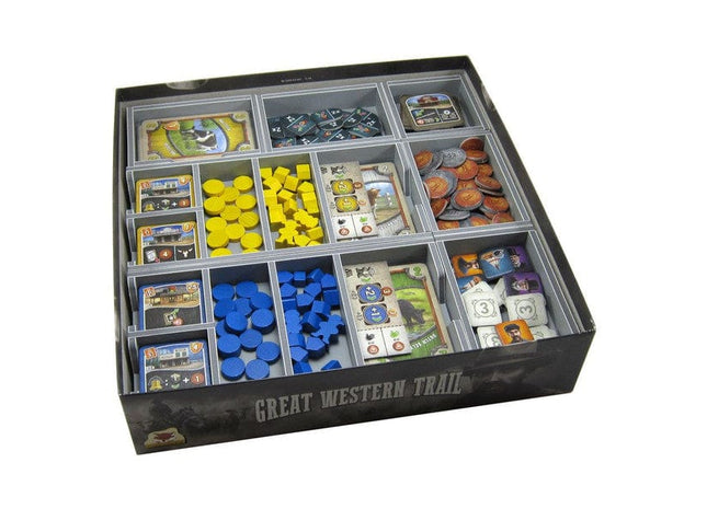 Gamers Guild AZ Folded Space Folded Space: Board Game Insert for Great Western Trail and Rails to the North Expansion ACD Distribution