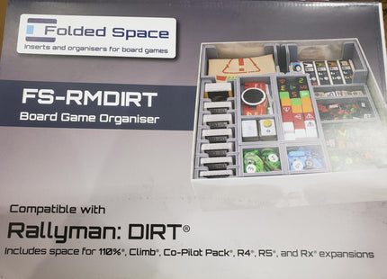 Gamers Guild AZ Folded Space Folded Space: Board Game Insert for Rallyman: Dirt ACD Distribution