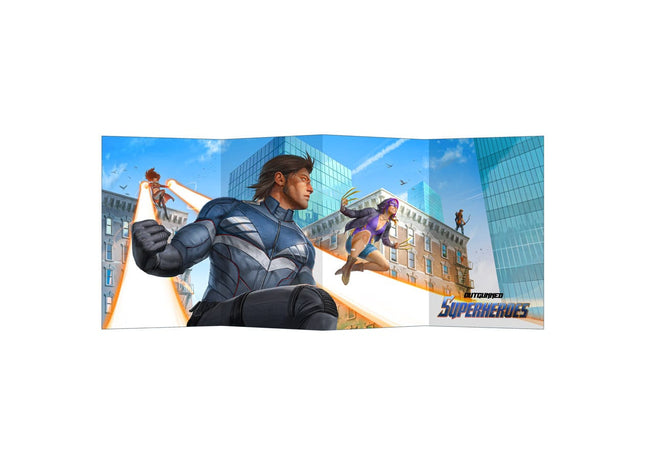 Gamers Guild AZ Free League Publishing Outgunned: Superheroes - Super Screen (Pre-Order) ACD Distribution