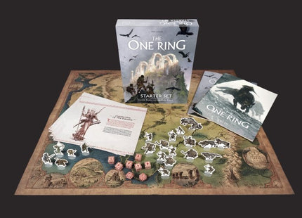 Gamers Guild AZ Free League Publishing The One Ring: Starter Set: Over Hill and Under Hill (Pre-Order) Free League Publishing