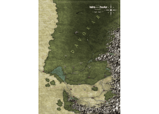 Gamers Guild AZ Free League Symbaroum: Ambria & Davokar Map GTS