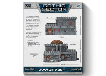 Gamers Guild AZ Gale Force Nine Battlefield in a Box: Mundus Imperialis: Librarium and Censorium Battlefront Group