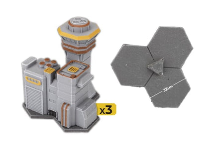 Gamers Guild AZ Gale Force Nine Hextech: Forward Operating Base - Control Towers Battlefront Group