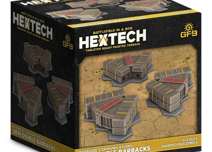 Gamers Guild AZ Gale Force Nine Hextech: Riverside Communications - Deployable Barracks Battlefront Group