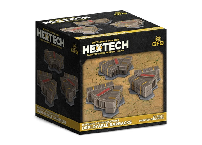 Gamers Guild AZ Gale Force Nine Hextech: Riverside Communications - Deployable Barracks Battlefront Group