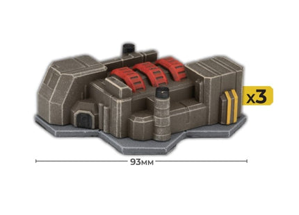 Gamers Guild AZ Gale Force Nine Hextech: Riverside Communications - Medium Power Station Battlefront Group