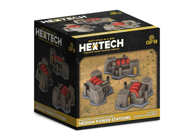 Gamers Guild AZ Gale Force Nine Hextech: Riverside Communications - Medium Power Station Battlefront Group