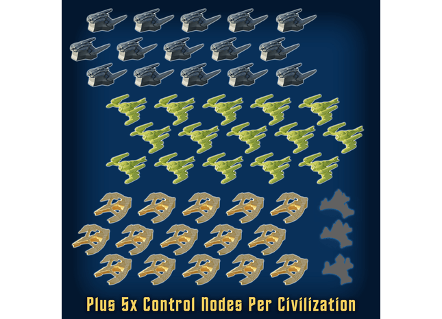Gamers Guild AZ Gale Force Nine Star Trek Ascendancy: Terran / Tholian / Gorn Escalation Packs (Pre-Order) Battlefront Group