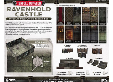 Gamers Guild AZ Gale Force Nine Tenfold Dungeon: Ravenhold Castle Discontinue