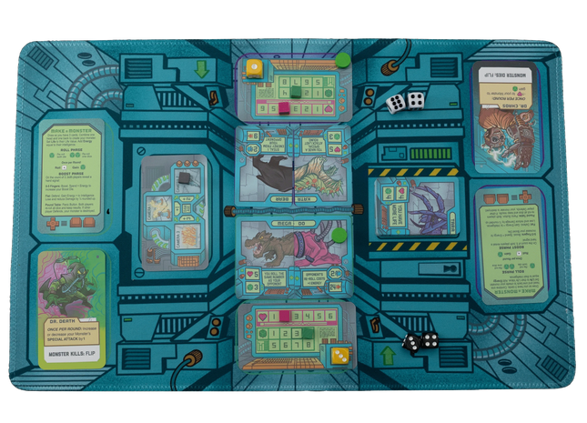 Gamers Guild AZ Galen's Games Dice Clash // Mint-Tin Monster Mash-Up Battle Playmat (Pre-Order) Quartermaster Direct