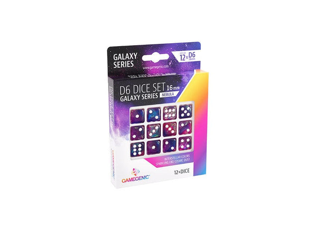 Gamers Guild AZ Gamegenic D6 Dice Set 16mm: Nebula - Galaxy Series Asmodee