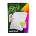 Gamers Guild AZ Gamegenic Gamegenic: Board Game Sleeves - Standard American Clear Matte Asmodee