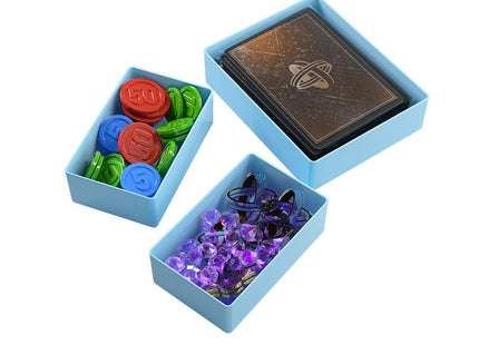 Gamers Guild AZ Gamegenic Gamegenic: Boxes - Token Silo Card Add On Blue (Pre-Order) Asmodee