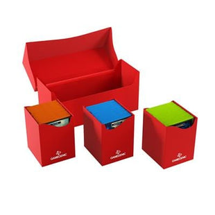 Gamers Guild AZ Gamegenic Gamegenic: Boxes - Triple Deck Holder 300+ XL Red (Pre-order) Asmodee