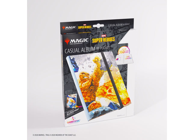 Gamers Guild AZ Gamegenic Gamegenic: Casual Album 18-Pocket - Magic the Gathering | Marvel Super Heroes - The Fantastic Four (Pre-Order) Asmodee